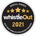 SpinTel Winner WhistleOut Award for Best Home Wireless Broadband Provider
