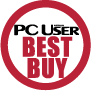 Award logo for winning PC User Best Buy Award for 2010