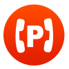 image of two phones with the letter P in between