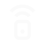 White icon link representing a wireless broadband modem