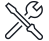 wrench and screwdriver crossed