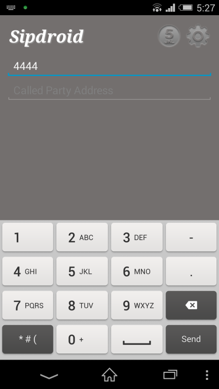 SipDroid Setup