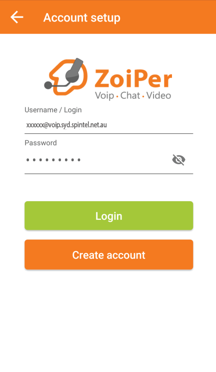 ZoIPer Setup