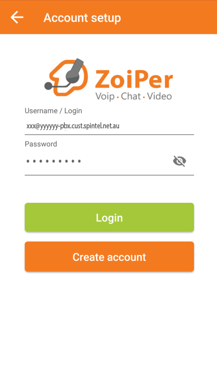 ZoIPer Setup