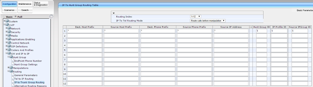 Audiocodes Setup