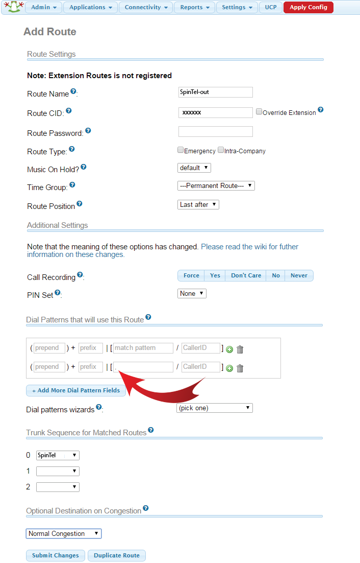 FreePBX 12 Setup