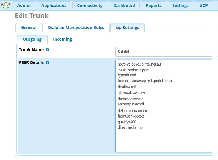 FreePBX 13 Setup