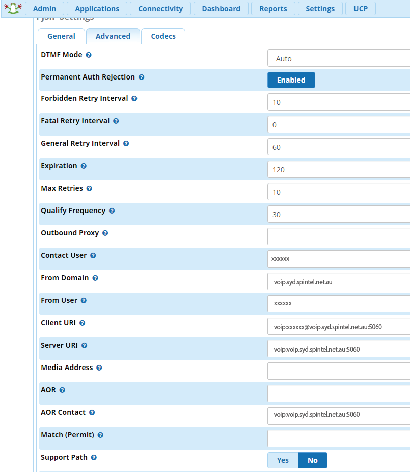 FreePBX 14 PjSIP Setup