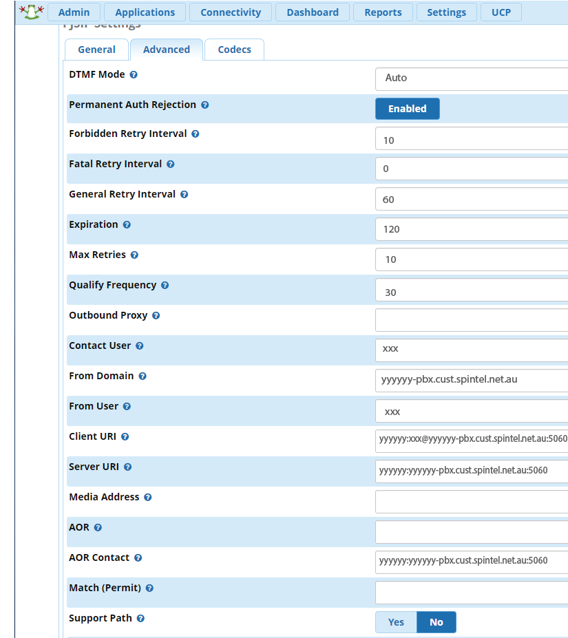 FreePBX 14 PjSIP Setup