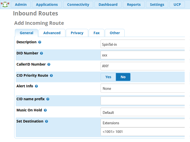 FreePBX 14 PjSIP Setup