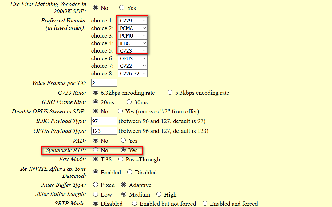 FXPort Configuration Cont