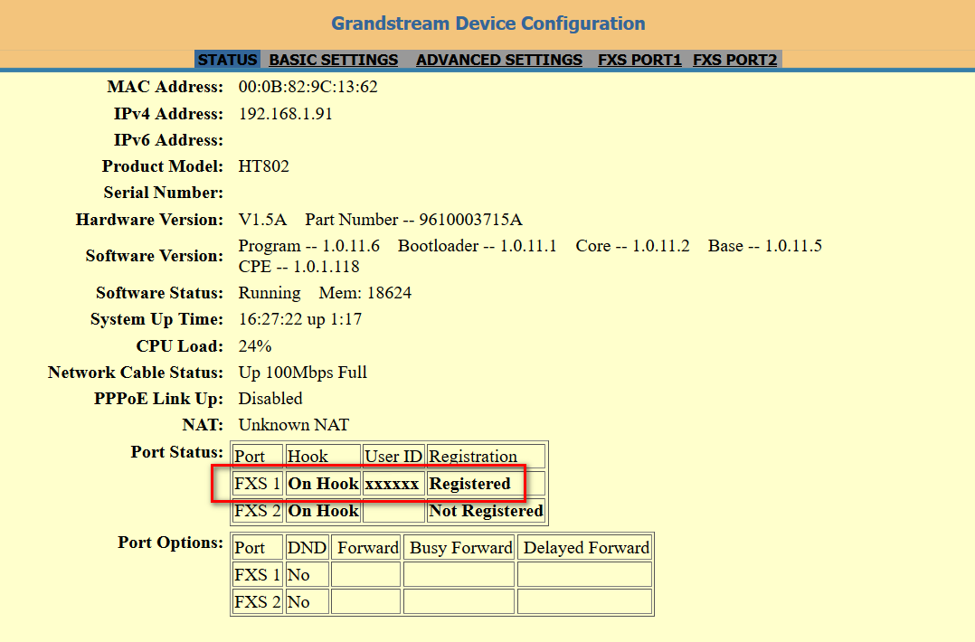 HT802 VoIP Configuration setup