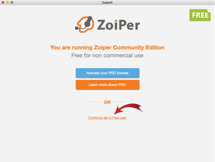 Zoiper for MAC OS Setup