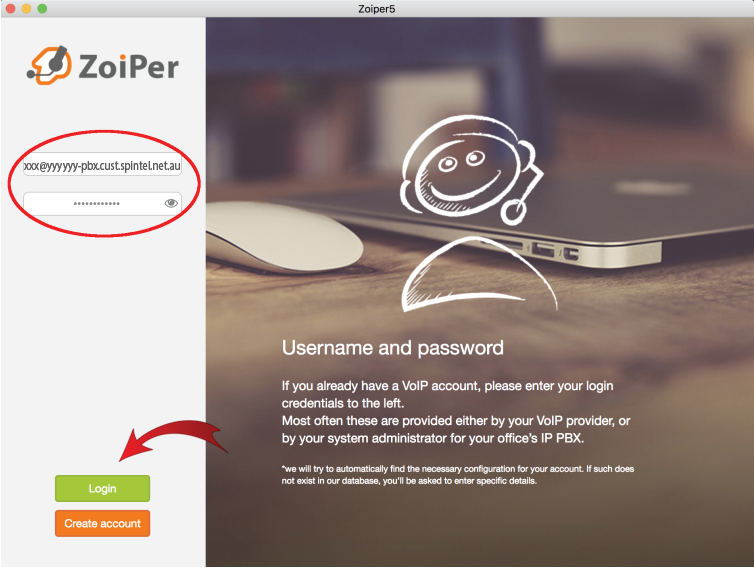 Zoiper for MAC OS Setup